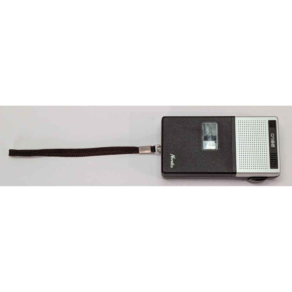 Norelco LFH 0185/54 Voice Recorder Unisex OS Black Good Vintage Pocket Memo